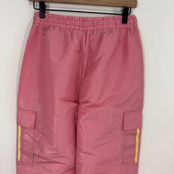 Adidas Women’s Size Small Pink Spark Sunglass Pack Woven Loose Fit Cargo Pant - Picture 6 of 14